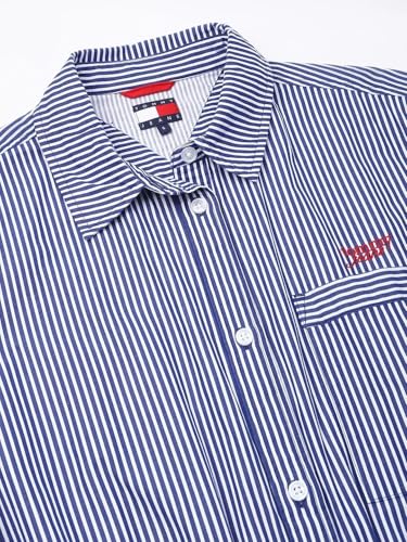Cotton Spread Collar Shirt Dress