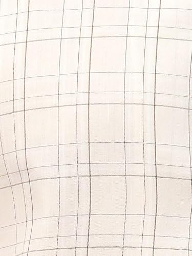 English Navy Men Checked Night Suit Beige S, Soft Breathable Fabric for a restful Night, Perfect for Bedtime and Home wear, Comfortable Relaxed fit for Lounging
