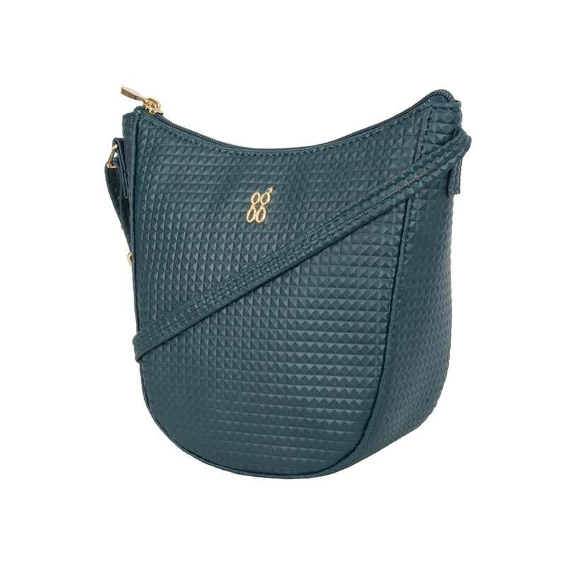 Baggit Women Green Saddle Sling Bag Xs Size | Ladies Stylish Casual Cross Body Purse Handbag