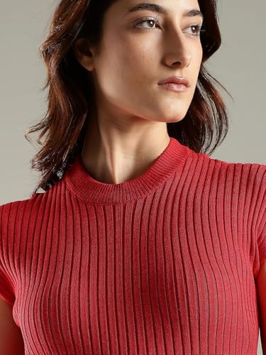 Cotton Crew Neck Bodycon Dress