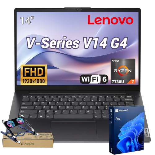 Lenovo V14 AMD Ryzen 7 7730U 14" FHD Business Laptop, 16GB RAM | 1TB SSD