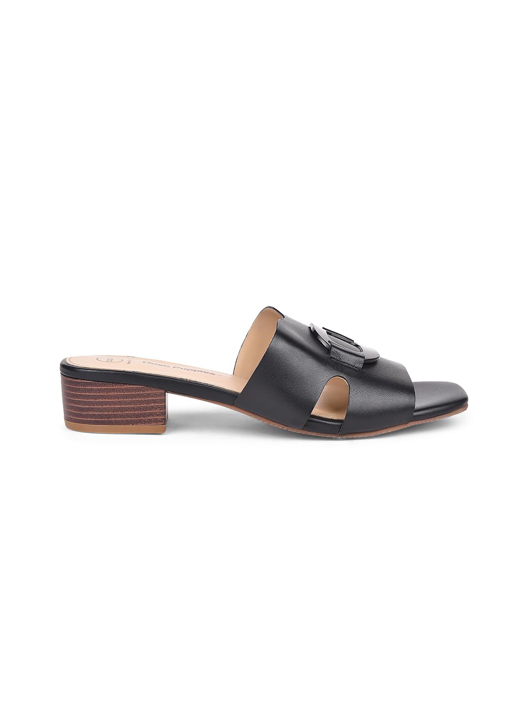 Hush Puppies Women Block Heel Sandals - Black (5Uk)