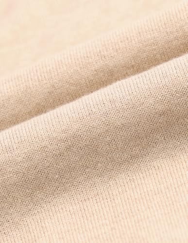 U.S. POLO ASSN. Mens Beige Heathered Mock NeckLong SleeveCasual Cotton Regular Fit Sweater (USSWE2247_Beige_3XL)