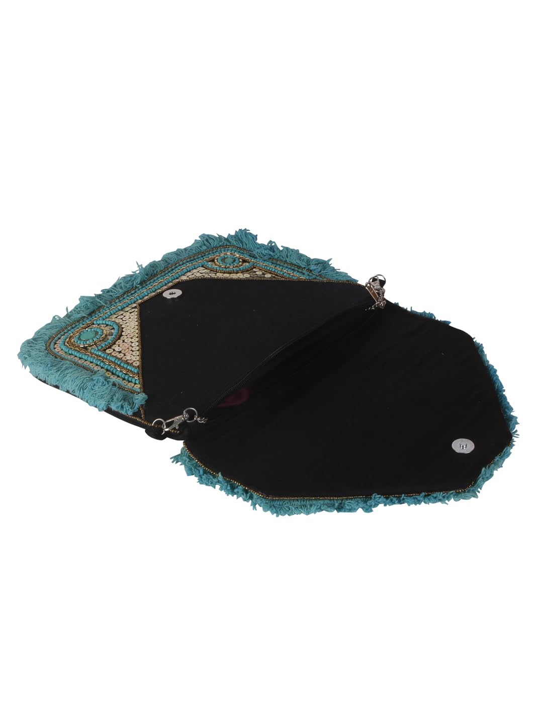 SWISNI Sea Green new banjara boho bag II Women's Traditional Designer Clutch For Women & Girls II Banjara Boho bag