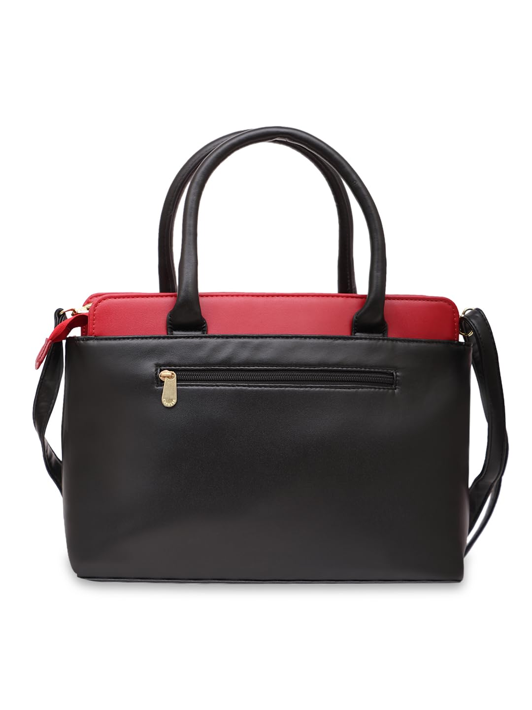 Caprese LIZZY SATCHEL MEDIUM BLACK SOLID WOMEN'S HANDBAG