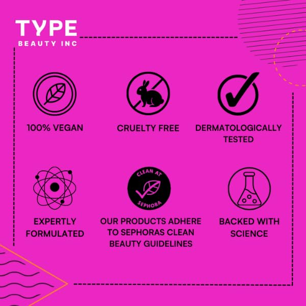 TYPE BEAUTY INC. Eye Light Waterproof Concealer for Face Makeup with Caffeine & Peptides | Reduces Dark Circles, Puffiness & Spots | Crease-Free & Long-Lasting | For Women & Men - Cinaamon (60) | 8ML