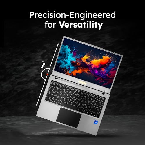 Ultimus APEX5 Laptop Intel core i5 12th Gen 1235U Laptop 8GB RAM 512GB SSD Expandable~1TB FHD IPS 14.1 Win 11 Home ‎DDR4 SDRAM 3xUSB ‎SD Card Slot Iris Xe Graphics MS Office 365 (Trial) Silver