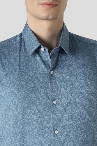 Men Light Blue Nuvo Fit Full Sleeves Formal Shirt