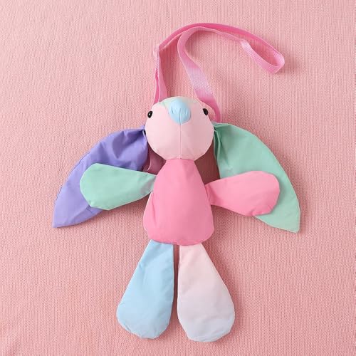 Hopscotch Girls Full Sleeves Pink Colour-Block Long Coat with Bag For Ages(7-8 Years)