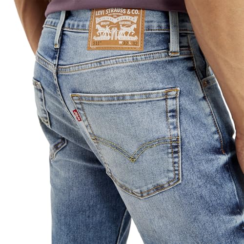 Levi's Men's Blue Regular Fit Mid Rise Jeans