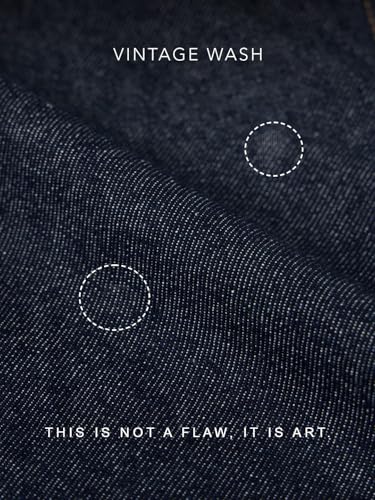 The Souled Store Denim Jacket: Raw Blue Men and Boys Full Sleeves Spread Collar Solid Cotton Regular Fit Lightweight Everyday Easy to Style Streetwear Trendy Winter Layering Denim Jacket