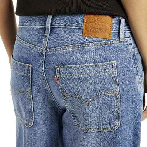 Levi's Women's Blue Loose Fit Mid Rise Jeans