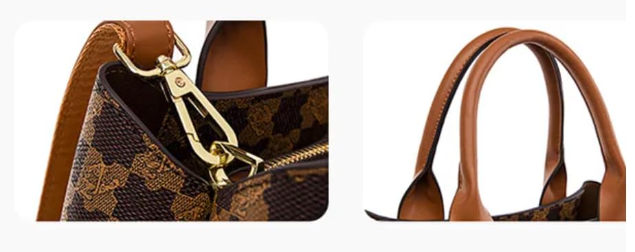 NAMCHI women handbag handpurse light brown (Brown)