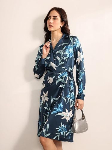 Kazo Azure Midi Dress (Teal S)