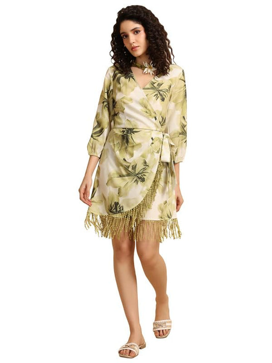 Kazo Edna Mini Dress Green