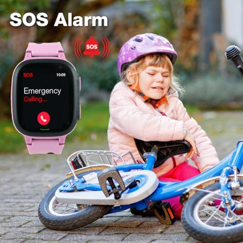 sekyo S2 Pro Kids Smartwatch for Boys & Girls, Calling Smart Watch for Kids with Location Tracker, Camera, SOS & Safe Zone Alert, Remote Monitoring, Family Chat, App Control