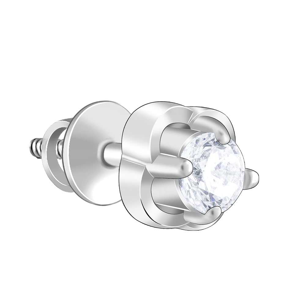 GIVA 925 Silver Bloomfire Zirconia Earrings| Drops to Gift Women & Girls | With Certificate of Authenticity and 925 Stamp | 6 Months Warranty