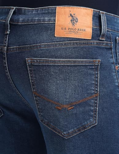 U.S. POLO ASSN. Men's Skinny Jeans (UDJENO1628_Blue