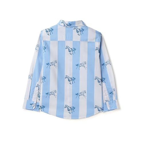 United Colors of Benetton Regular Fit Spread Collar Stripes Shirt