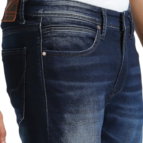 Pepe Jeans Men's Straight Jeans (PM208147Q031_Dark Indigo