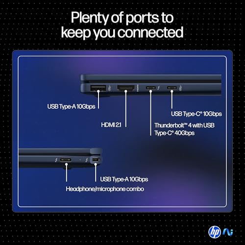 HP OmniBook X Flip (Previously Envy), Intel Core Ultra 7 258V Next Gen AI Laptop, 47 Tops (32GB LPDDR5X, 1TB SSD) 3K,OLED, 0.2ms,14''/35.6cm Touch, Win11, Office24, Blue, 1.38kg, 5MP Camera, fm0029TU