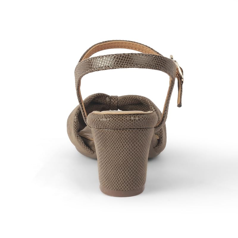 tresmode Trenton Women's Brown Block Heel Sandals in Size 4 UK / 37 EU