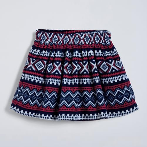Hopscotch Girls Full Sleeves Multi 2-Pc Geometric Skirt Set For Age (4-5 Years)