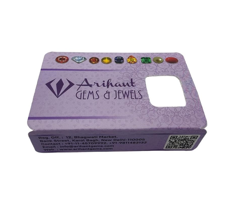 Arihant Gems & Jewels® Turquoise (Firoza) Silver Sterling (925 Silver) Ring – Available in 12.25 Ratti| Astrological Gemstone | Positive Effects | Unisex Design for Men & Women