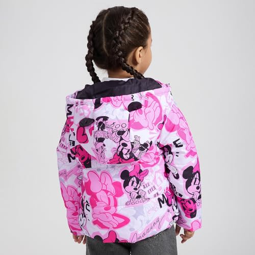 Hopscotch Girls Full Sleeves Pink Mickey Mouse Puffer Jacket (2-3 Years)