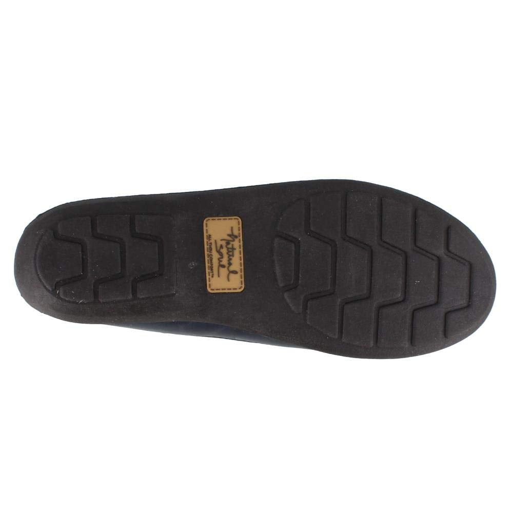 Women's Natural Soul, Kacy Slip-On, Navy Leather, 9 Wide