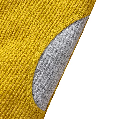 Hopscotch Boys Text Print Full-Sleeve Bodysuit In Yellow Color for Ages 0-3 Months