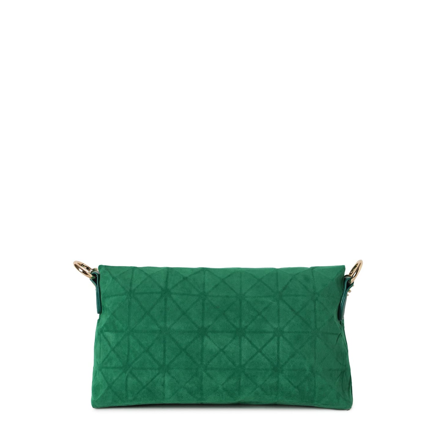 Haute Sauce Women green quilted sling bag (HSHB1227)