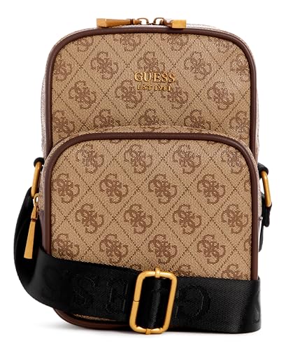 GUESS Keith Camera Bag, Latte, Small, Keith Camera Bag