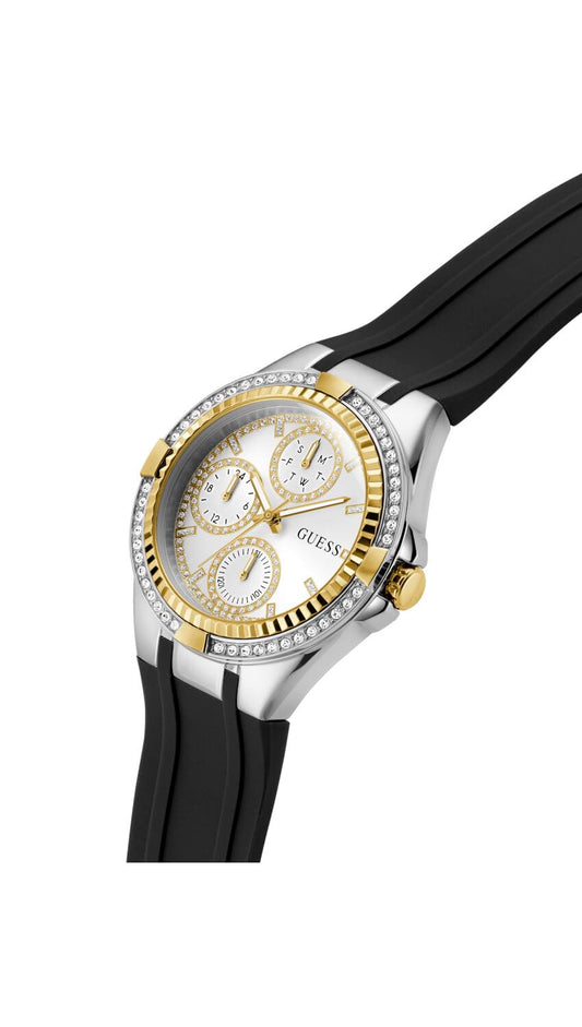 Guess Savvy 39 mm Silver Dial Multi-Function Women Watch- GW0879L1