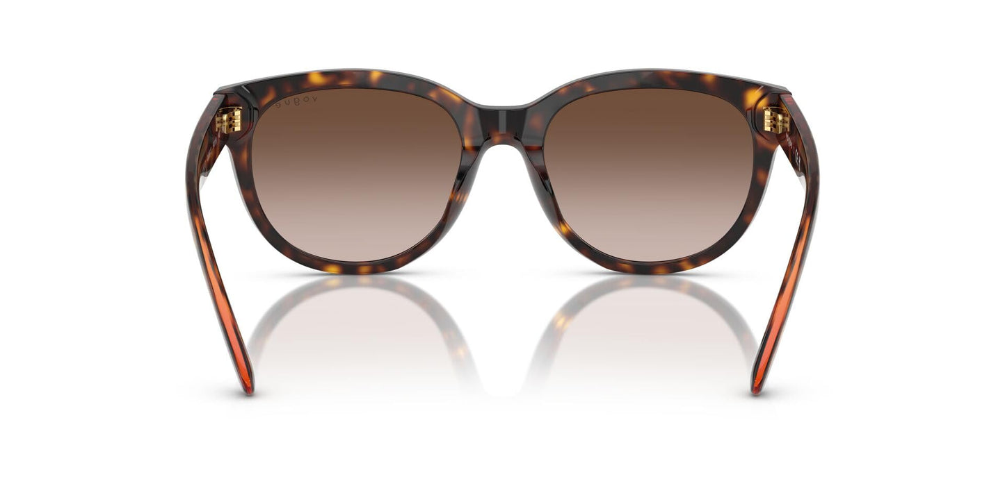 VOGUE EYEWEAR Women Gradient Brown Lens Pillow Sunglasses - 0VO5592SIW6561354