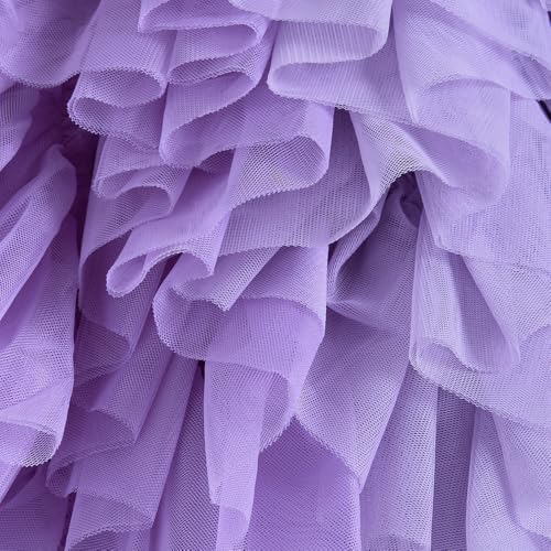 Hopscotch Girls Purple Sleeveless Sequin Embellished Dress for Age (12-24 Months)