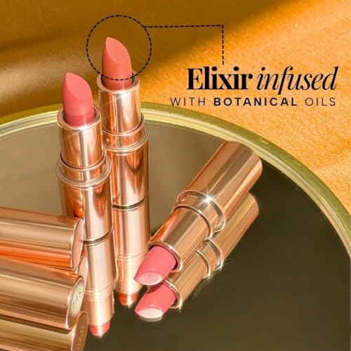 RAS Luxury Oils Lumiere Satin Matte Mini Lipstick Set of 3 for women | Long Lasting Hydrating Satin Matte Lipsticks | Creamy Pigmented Mini Lipstick Trio | Travel Size Lipstick Set for women | Lightweight Lipstick