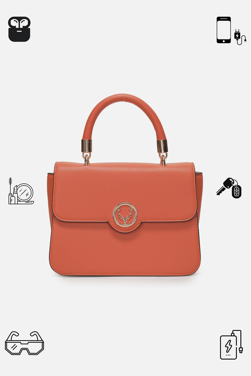 Women Tan Casual Handbag