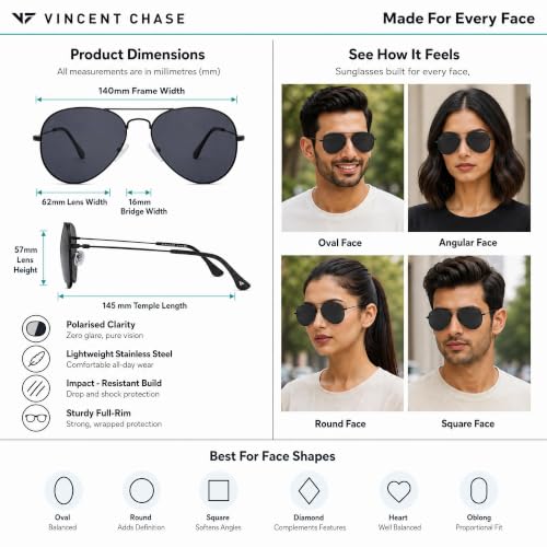 John Jacobs | Gold - Grey Solid | Full Rim Rectangle Stylish & Premium Sunglasses | JJ Tints | Polarized and 100% UV Protected | Men & Women | Wide | JJ S70162