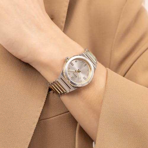 Boss Candor Sport Qtz Basic Silver White Round Dial Women's Watch- 1502790