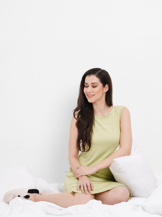 Sweet Dreams Women's Modal Knee Length Classic Nightgown