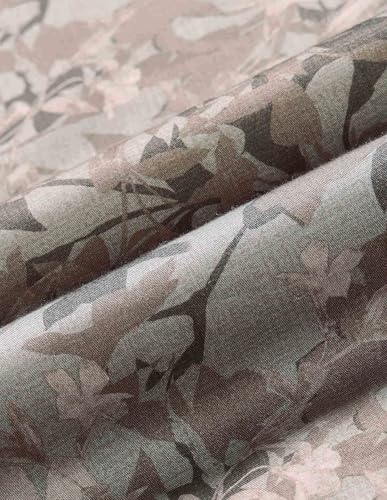 Arrow New York Men's Brown Floral Printed Spread Collar Full Sleeve Formal Cotton Slim Fit Shirt (ANAJSH1109_Brown_44)