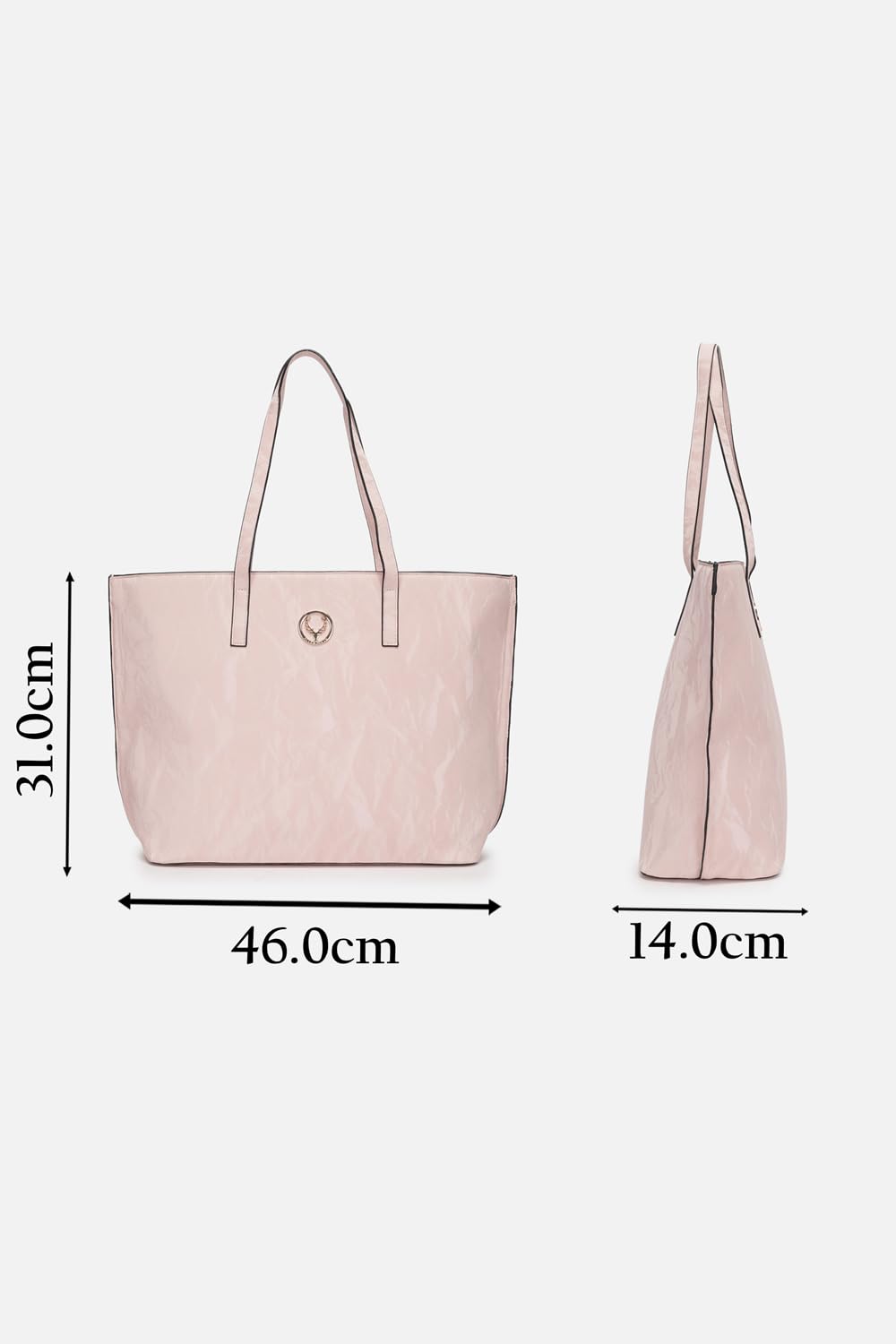 Women Pink Casual Handbag