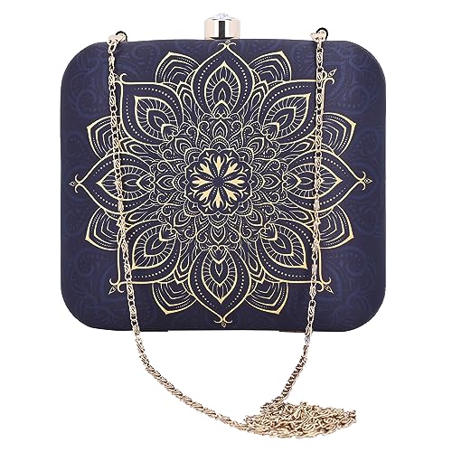 SHOP SWAG Abstract Printed Clutch Bag for Women | Stylish and Modern Design | Perfect for Day and Night Events | Versatile Accessory to Complement Any Outfit | Must-Have Fashion Statement