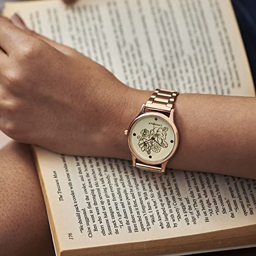 TEAL BY CHUMBAK Round Dial Analog Hand Watch for Women, Gifts for Women/Girls/Ladies, Stylish Fashion Watch for Casual/Work