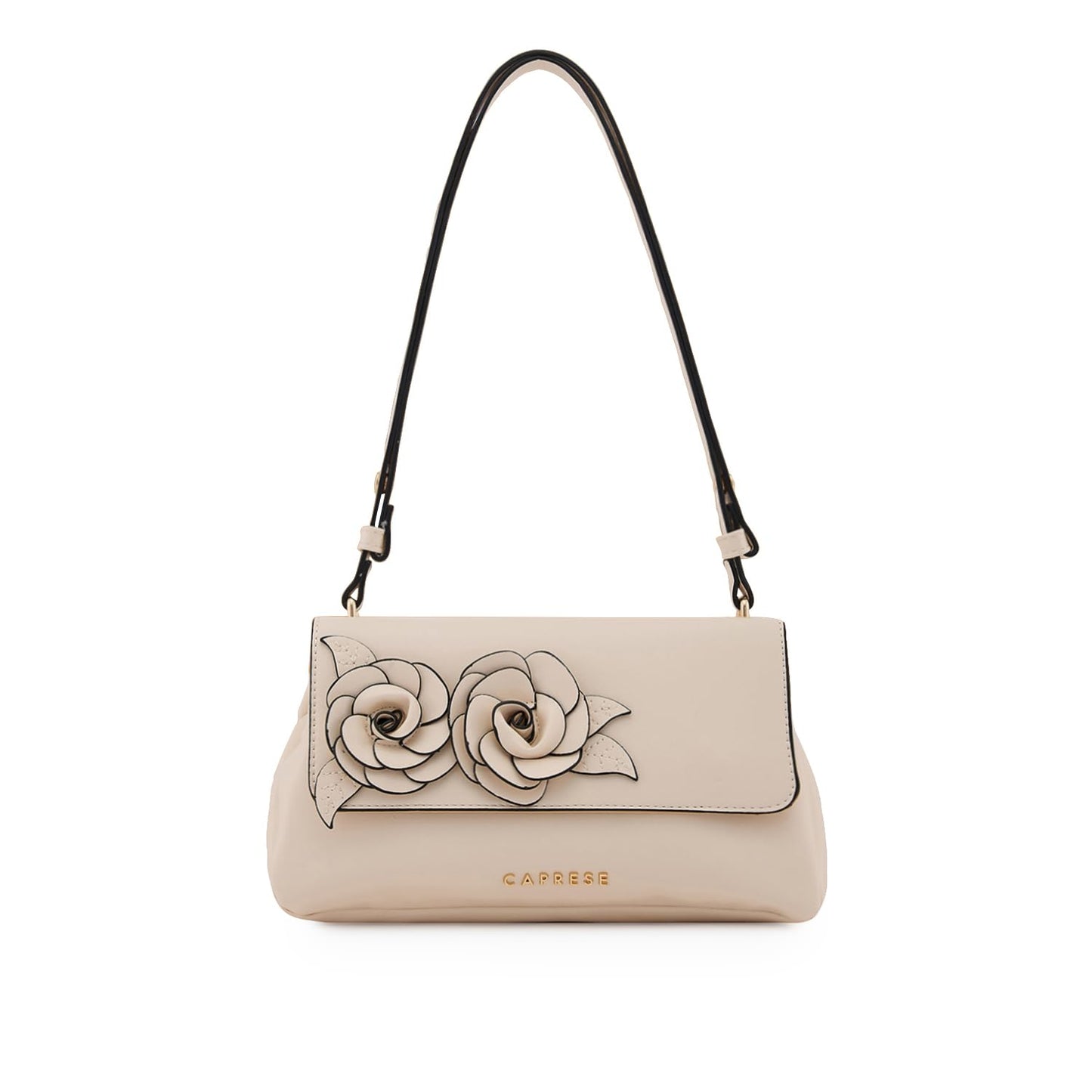 Caprese Bloom Sling Medium Off White Bag for Women|Adjustable Strap for Comfortable Wear|Stylish,Versatile Crossbody Bag for Everyday Use, Travel, and Special Occasions