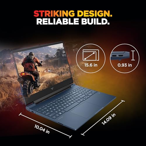 HP Smartchoice Victus, AMD Ryzen 7 7445HS, 6GB RTX 4050, 16GB DDR5(Upgradeable) 512GB SSD, 144Hz, IPS, 300 nits, 15.6''/39.6cm, Win11, Office24, Blue, 2.29kg, fb3130AX/3118AX, Gaming Laptop