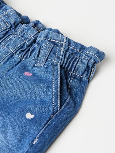 Max Girl's Regular Jeans (S725AFD01_Blue