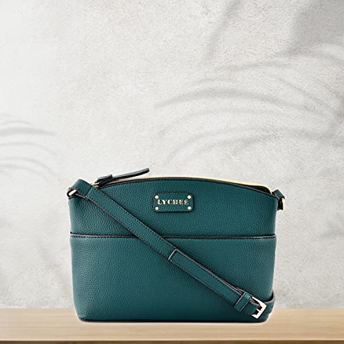 Sakwoods Women Pu Sling Bag Green