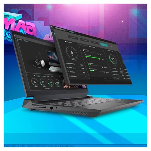 Dell G15 5530 Gaming Laptop, 13th Gen Intel Core i7-13650HX, 64GB DDR5 RAM, 2TB PCIe SSD, 15.6" FullHD Display, RTX 4060, Backlit Keyboard, Windows 11 Home, Dark Shadow Gray - NPO Backpack